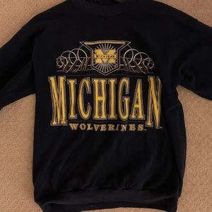 Vintage Michigan Crew Neck Sweatshirt